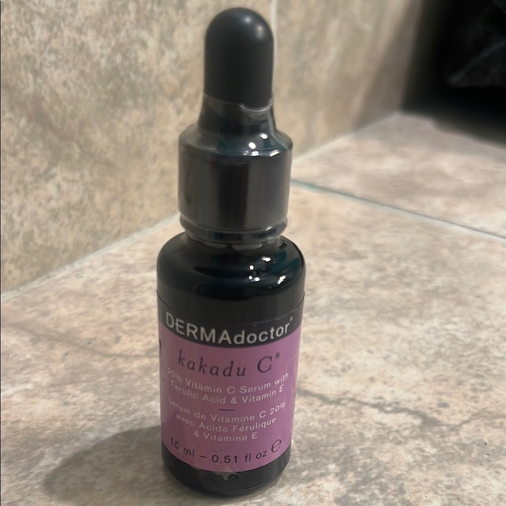 Purple and Black Face Oil Serum Skincare